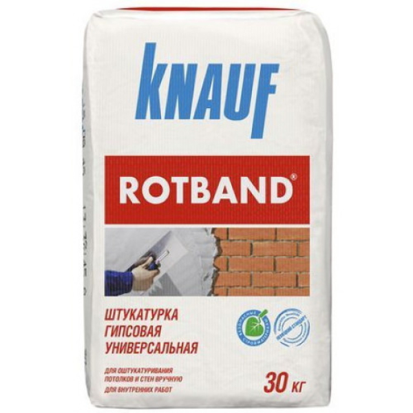 Штукатурка гипсовая Knauf Rotband 30 кг