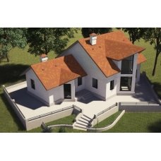 Битумная черепица Aquaizol Люкс Мозаика Теплый воск