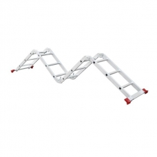 Лестница алюминиевая мультифункциональная трансформер 4x3 ступ., 3,50 м INTERTOOL LT-0030