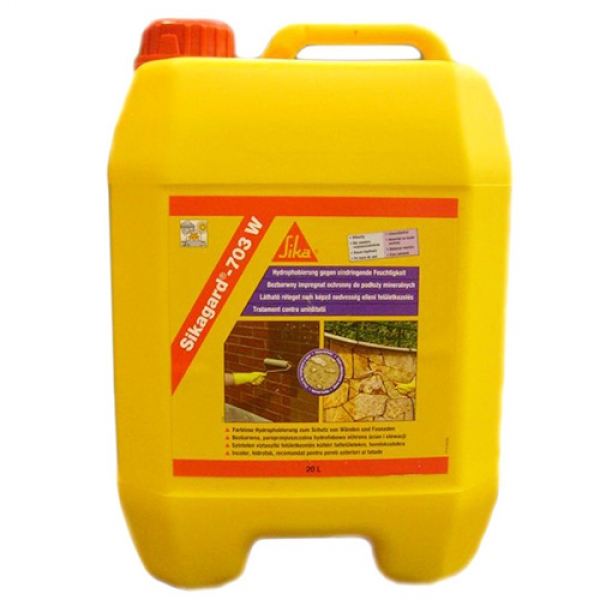 Защитное покрытие для фасадов Sika Sikagard-703 W 5 л Защитное покрытие для фасадов Sika Sikagard-703 W 5 л